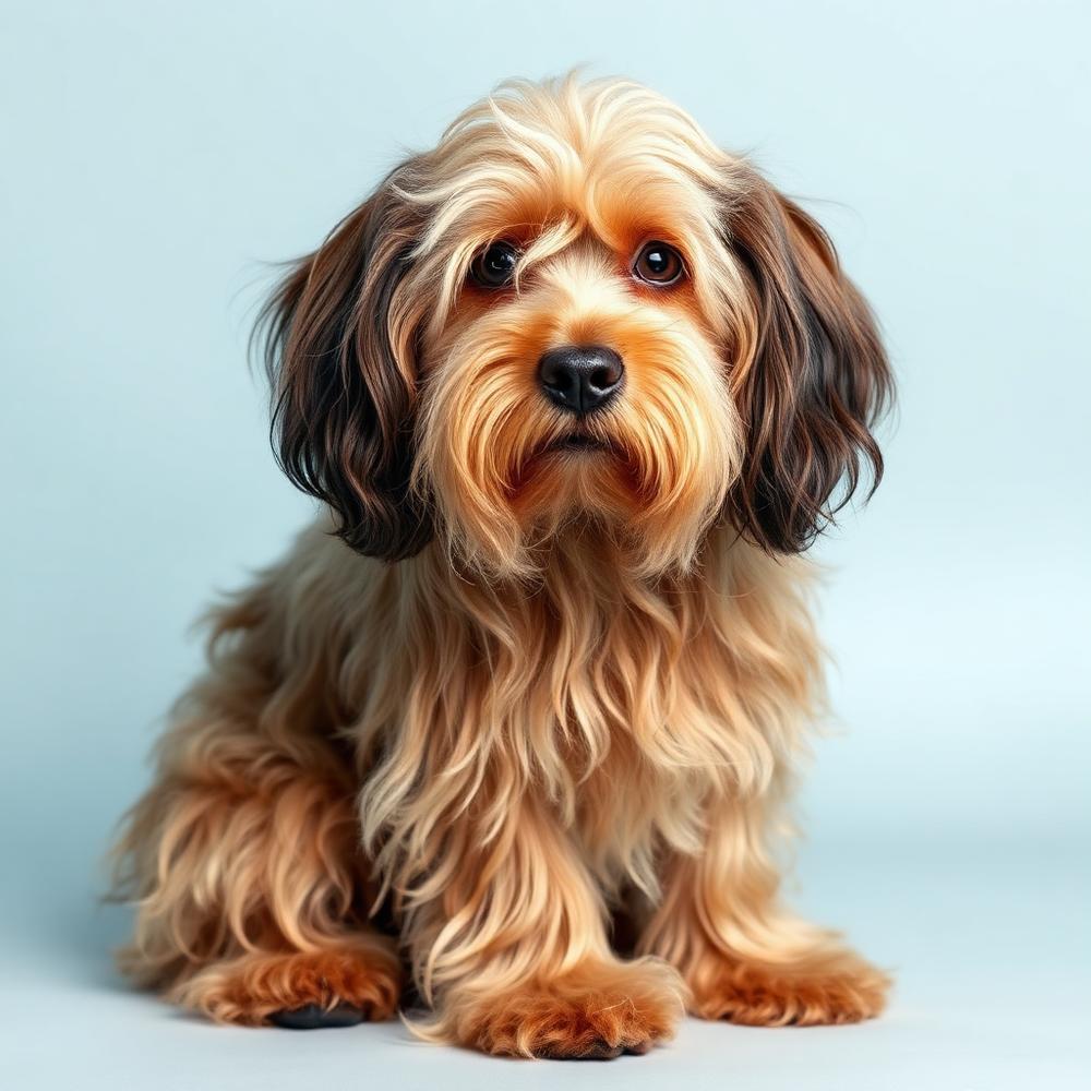 Spaniel de-matting & style before grooming
